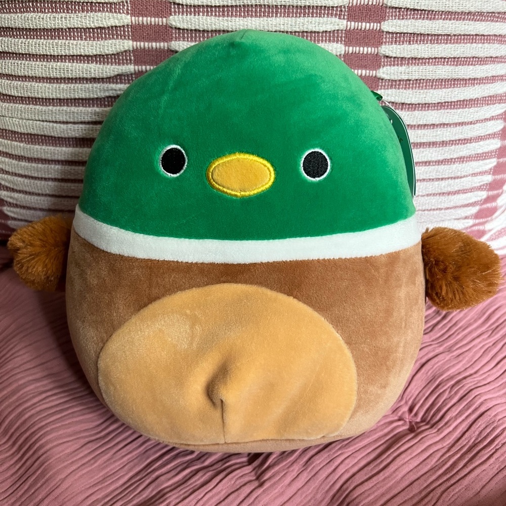NWT Avery the Mallard Duck 2021 Squishmallows size 8”